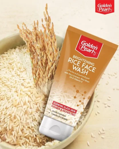 Golden Pearl Rice Face Wash