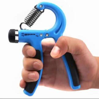 Adjustable Spring Hand Gripper Blue Black 60kg