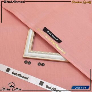 Men Hard Cotton Plain Suit Pink 4.5m