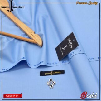 Men's Unstitched Boski Plain Suit Blue 8 Button
