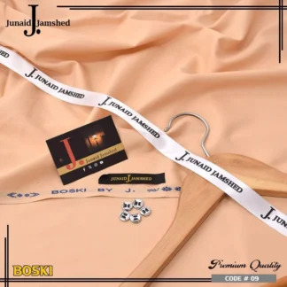 J. Men's Unstitched Boski Plain Suit Peach Summer