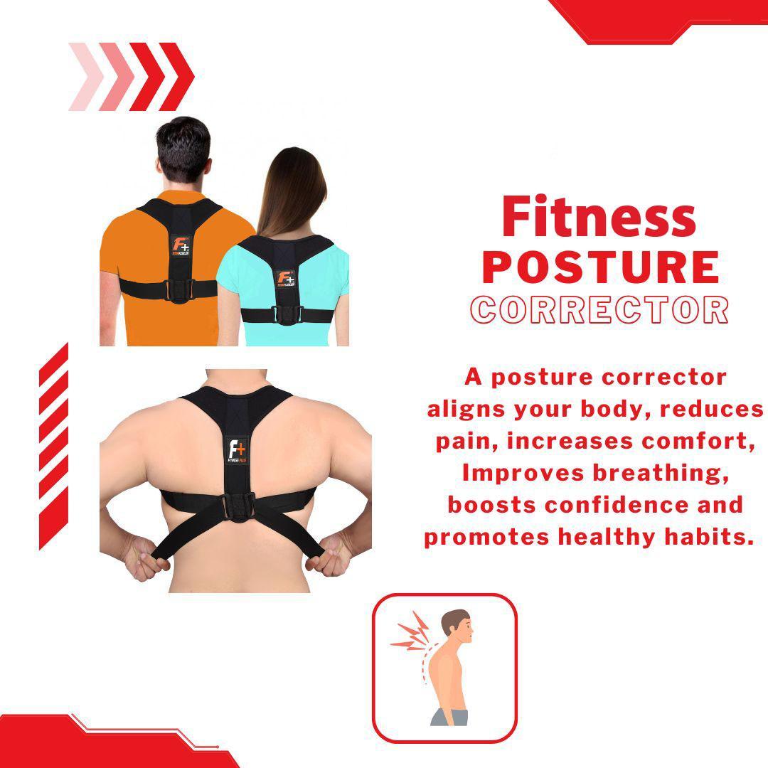 Black Nylon Posture Corrector Belt for Back Support - Image 6