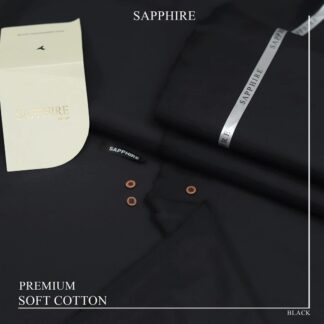 Premium Black Cotton Suit for Eid & Office Wear