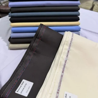 Unstitched Cotton Suit Beige Eid Ramadan Summer