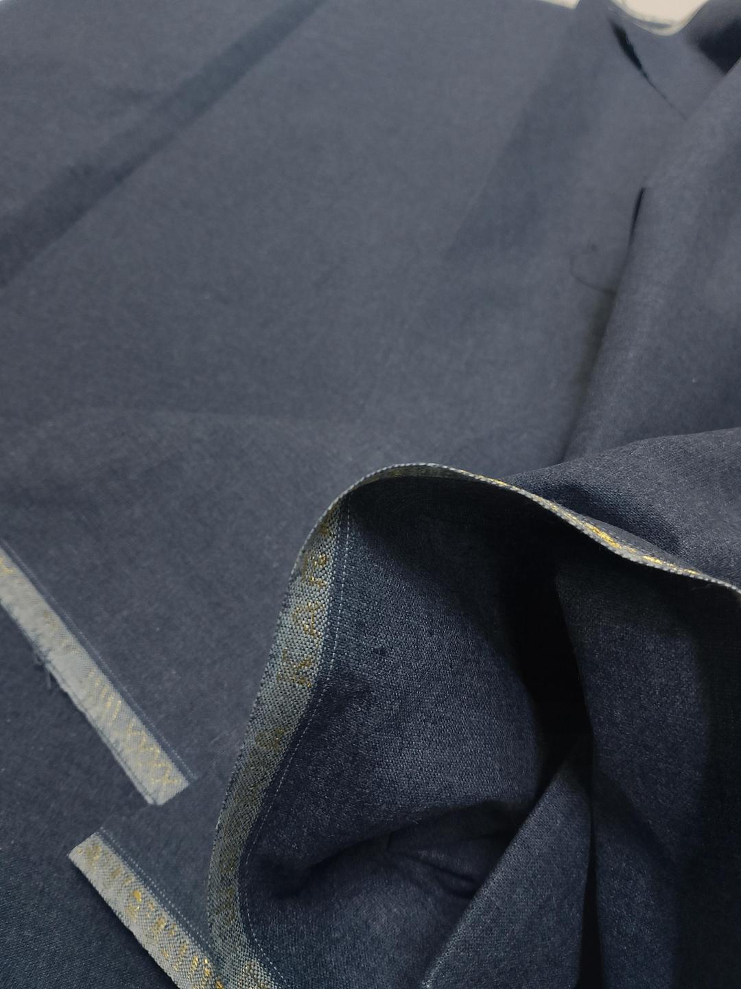 Men's Khaddar Plain Blue Suit Winter Wear