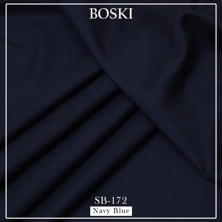 Men's Boski Plain Suit Navy Blue Summer Wear - Image 2