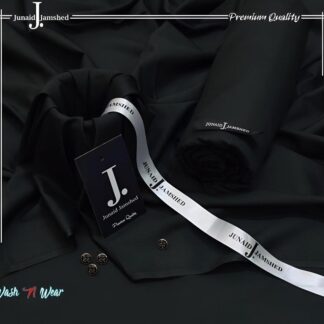 Men's Black Wash & Wear Suit for Weddings Eid Formal