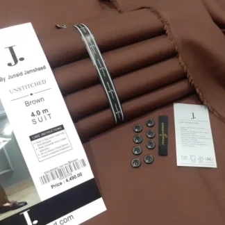 Unstitched Brown Suit for Men Wash & Wear