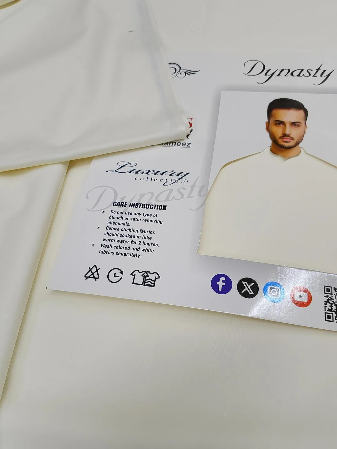 Ivory Wash & Wear Men's Suit All Season