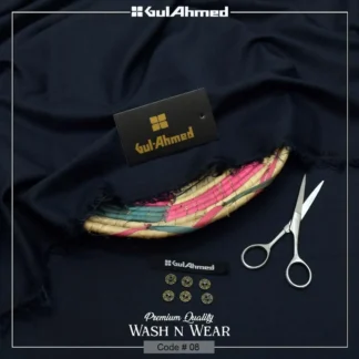 Men's Blue Wash N Wear Suit Summer Formal Eid