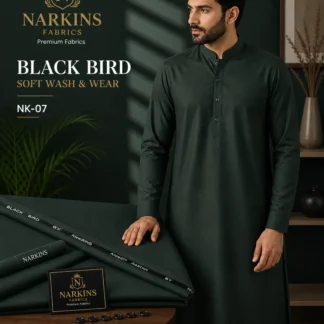 Green Wash & Wear Men's Suit Black Bird CK-07