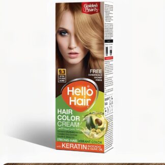 Hello Hair Ultra Golden Blond 9.3 Color Cream with Keratin & Avocado Oil