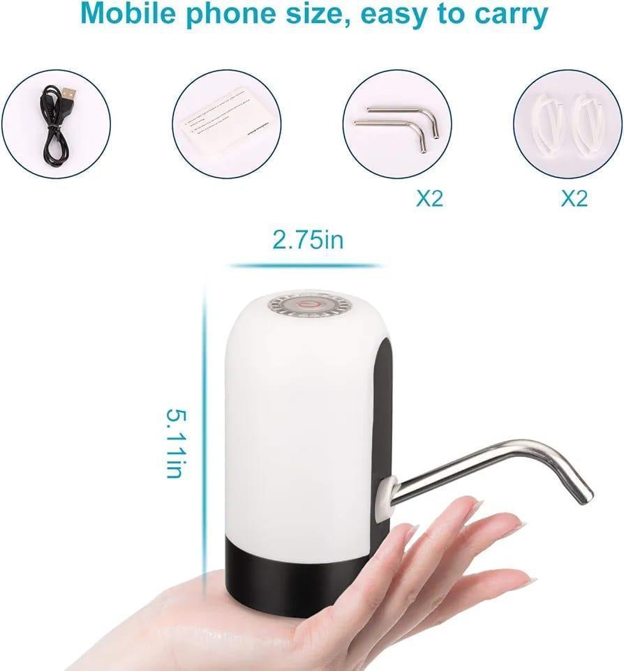 Electric Water Pump White Black ABS Stainless Steel - Image 5