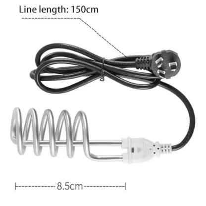 Water Heating Rod 1500W Stainless Steel White