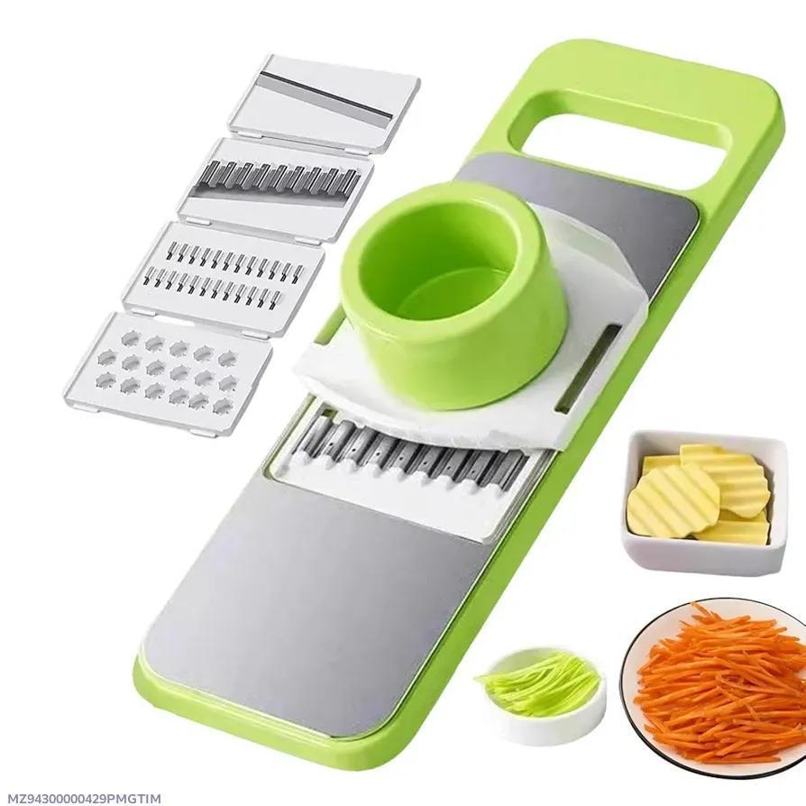 Green Grater for Kitchen, BPA-Free, Non-Slip Handle - Image 2