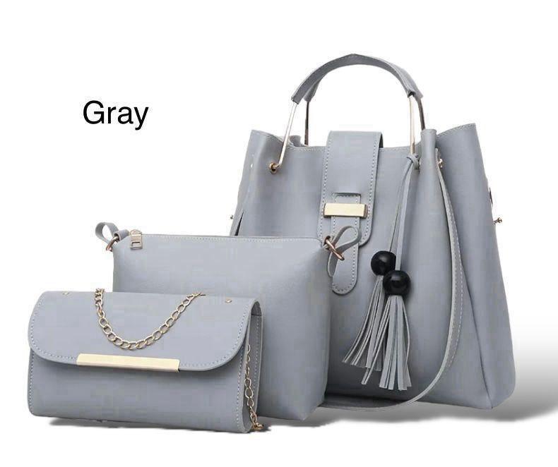 Maroon Rexine Handbag Set for Girls School Parties Daily Wear - Image 4