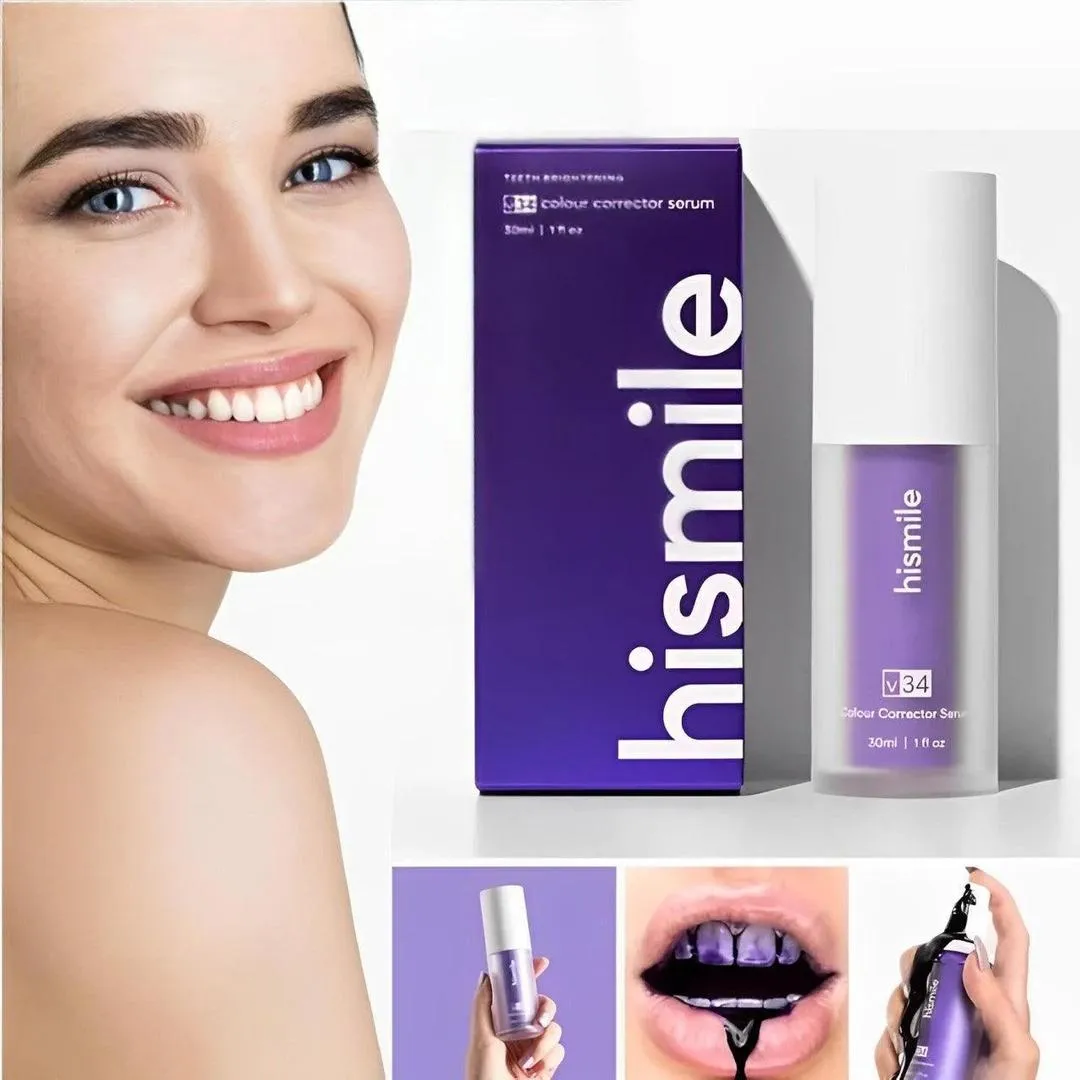 V34 Teeth Whitening Mousse 30ml Purple Menthol - Image 2