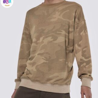 Stylish Printed Camo Sweatshirt Cotton Jersey Pakistan