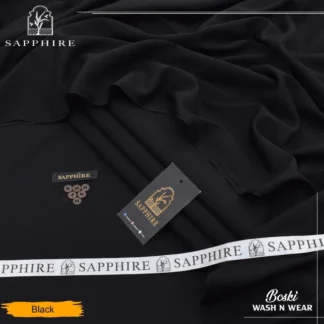 Black Boski Plain Suit for Men Summer Wear