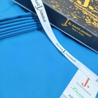 Turquoise Unstitched Suit Junaid Jamshed Luxury Collection