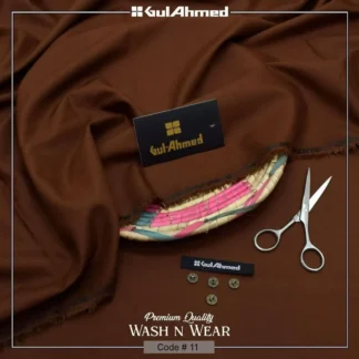 Brown Wash & Wear Suit for Men Pakistan