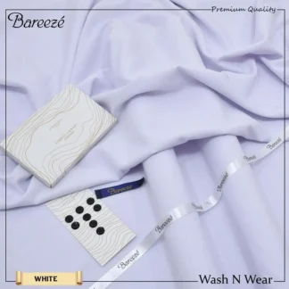 White Wash N Wear Men's Suit Summer Formal