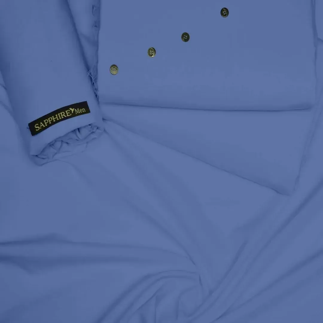 Blue Wash & Wear Men's Suit All Season - Image 2