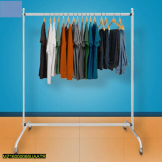 Stainless Steel Garment Rack Silver 5.6ft Height