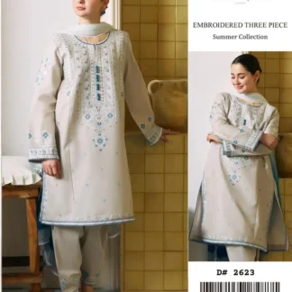 Zara Shahjan Embroidered Lawn Kurta Set Summer Collection