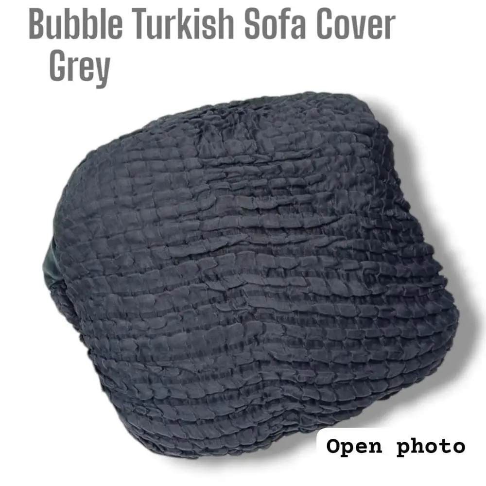Bubble 7 Seater Jersey Textured Sofa Covers - Image 2