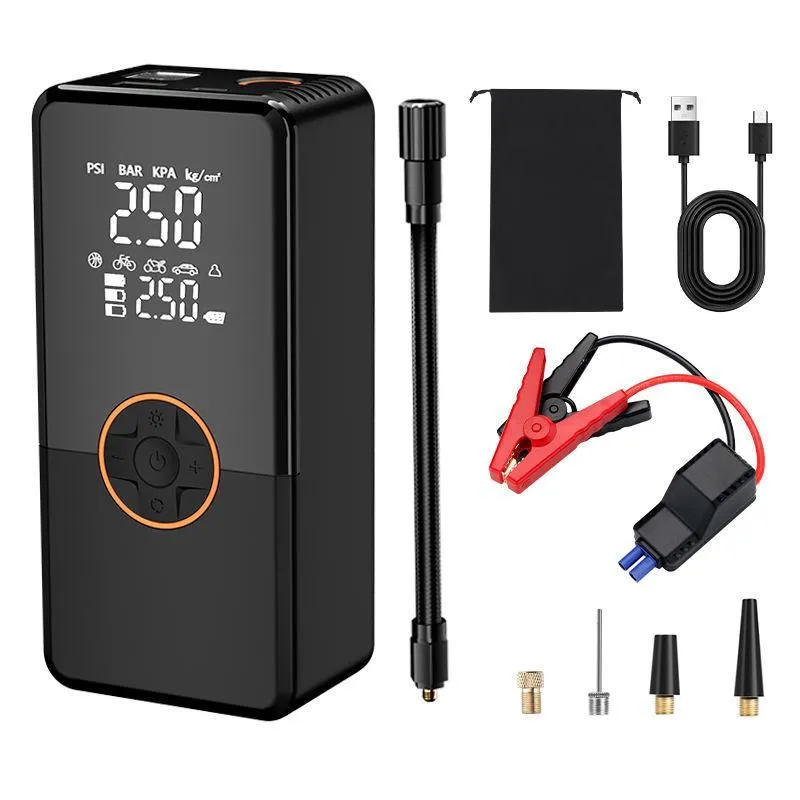 Digital Tire Pressure Inflator Black 4x3x2 Inch ABS - Image 2