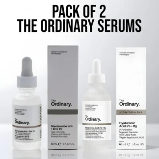The Ordinary Niacinamide + Hyaluronic Acid Serum Pack of 2
