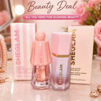 2 in 1 Makeup Deal - Sheglam Blush On Lip Oil Deal