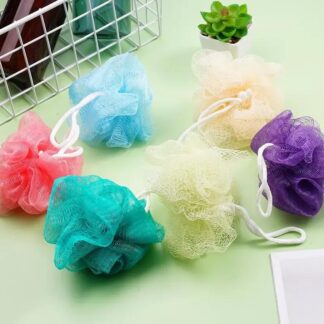 Reusable Multicolor Mesh Sponges for Daily Skin Care