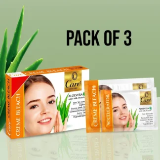 Care Cream Bleach Pack of 3 Aloe Vera Whitening
