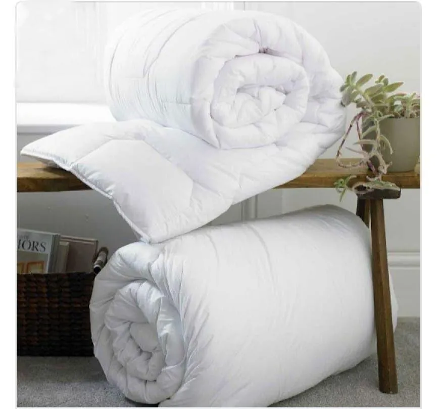 White Silk Jacquard Duvet Insert King Size