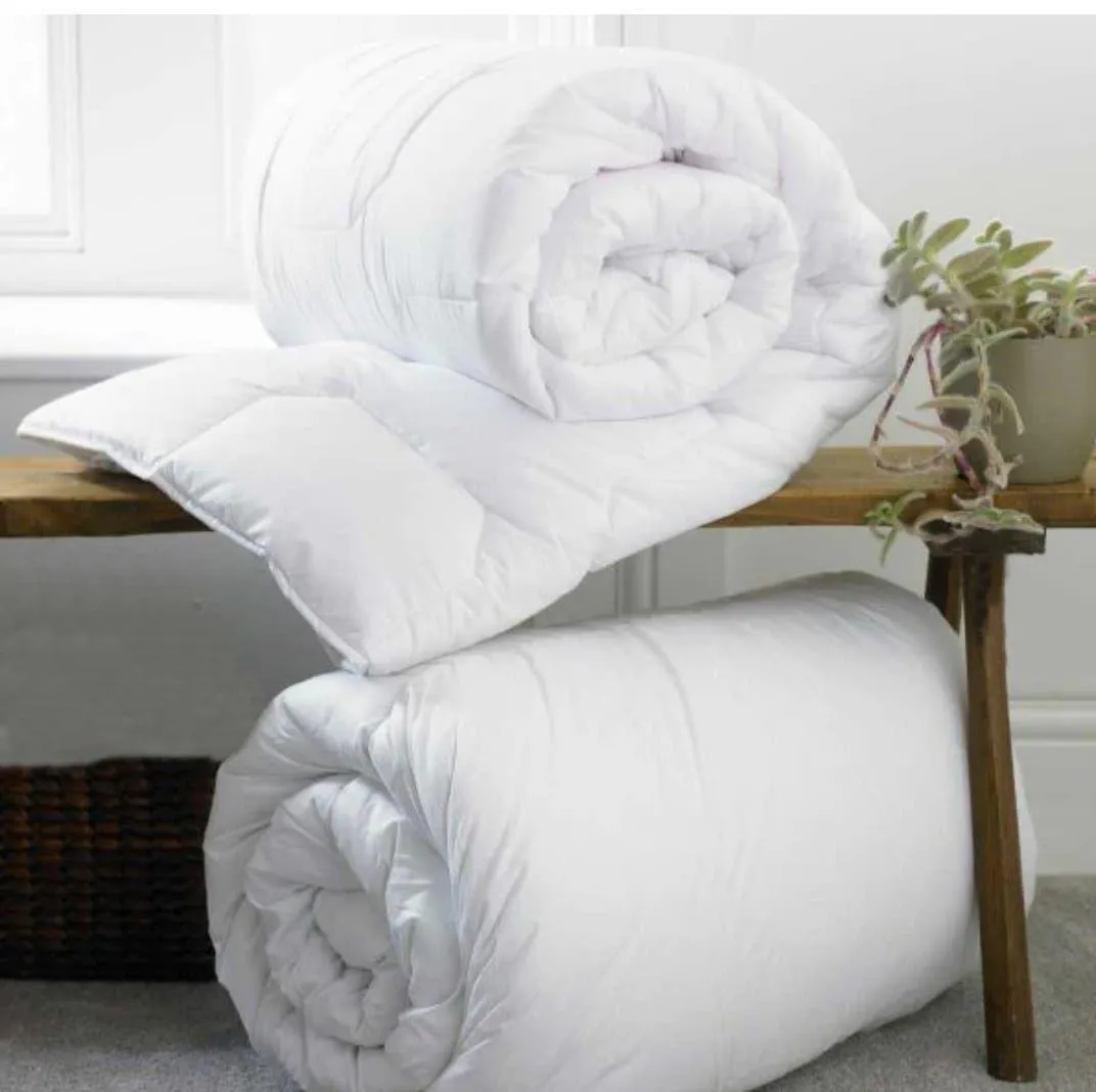 White Silk Jacquard Duvet Insert King Size - Image 2