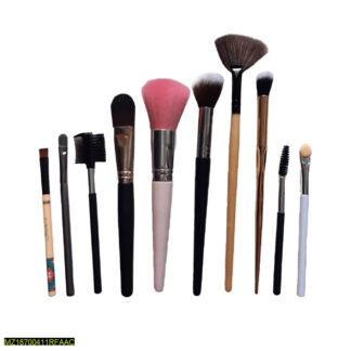 Premium Synthetic Makeup Brush Set of 10 for Daily Use