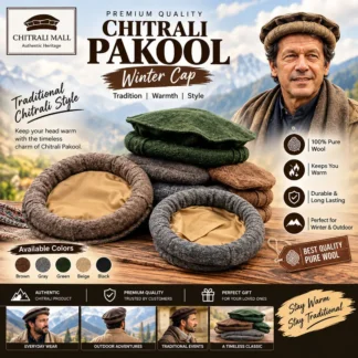 Premium Pure Wool Chitrali Pakol