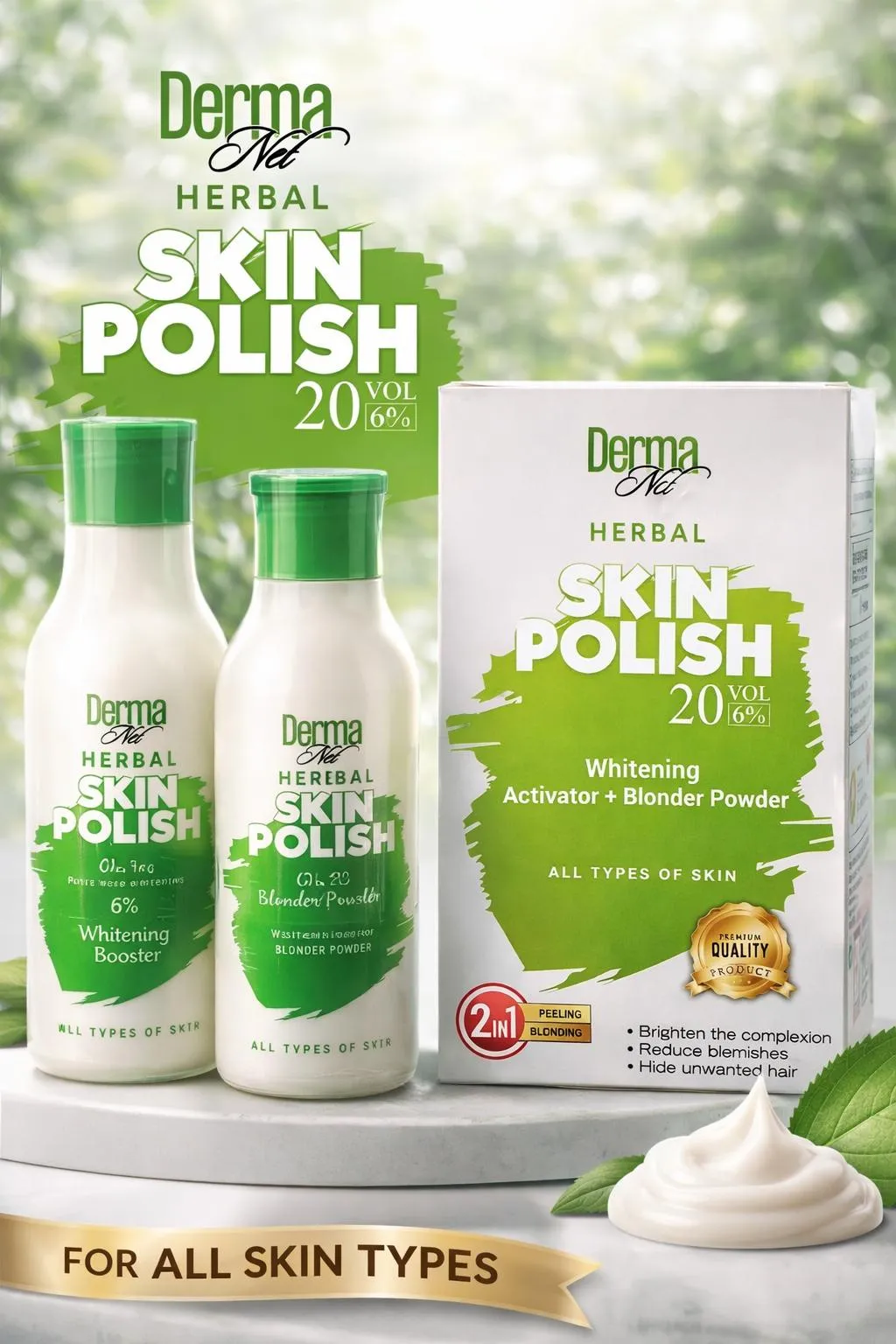 Derma Net Herbal Skin Polisher 20% Whitening All Skin Types