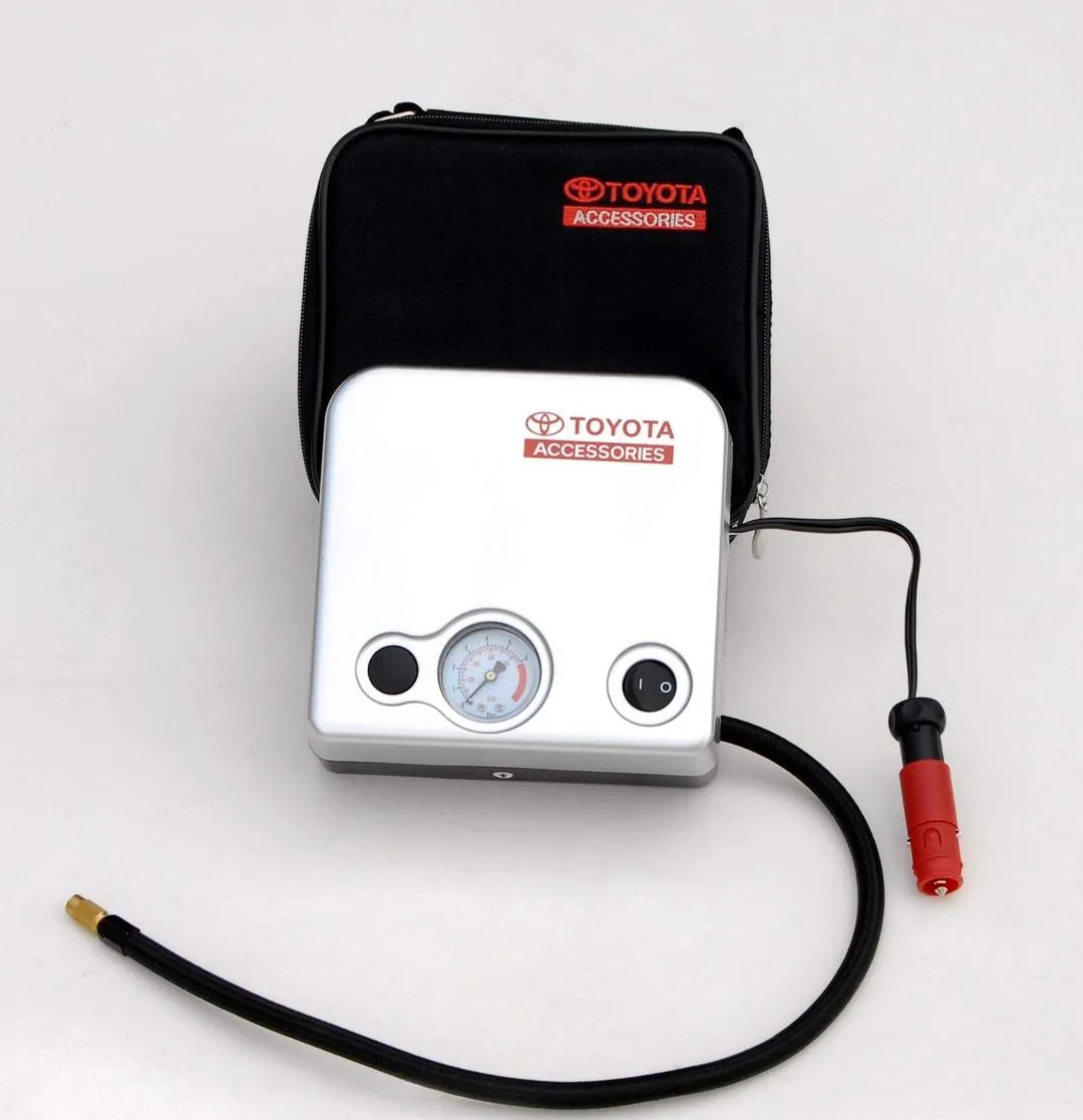 Toyota Air Pressure Inflator Silver 80PSI Portable - Image 2