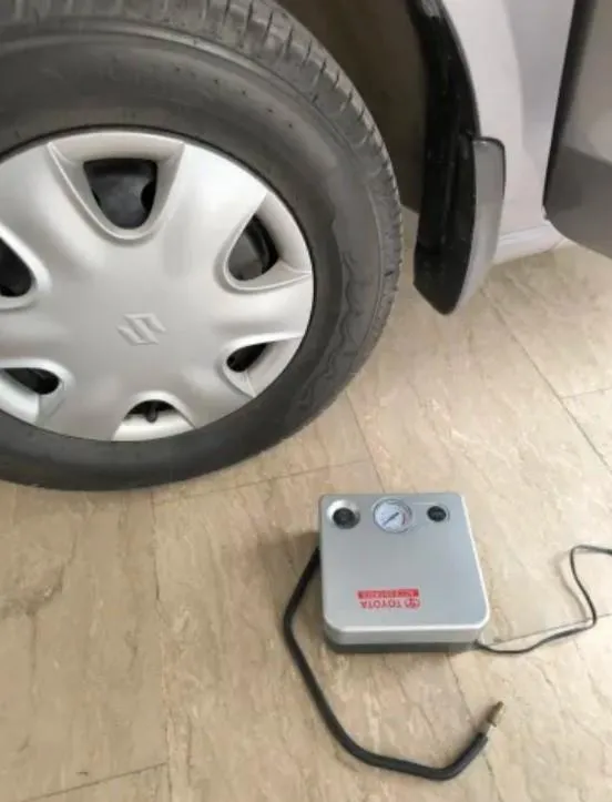 Toyota Air Pressure Inflator Silver 80PSI Portable - Image 4