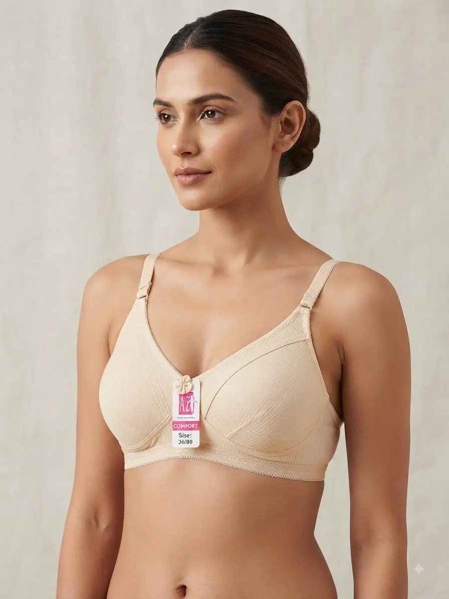 Malai Plain Lightweight And Breathable Bra Top - Image 3
