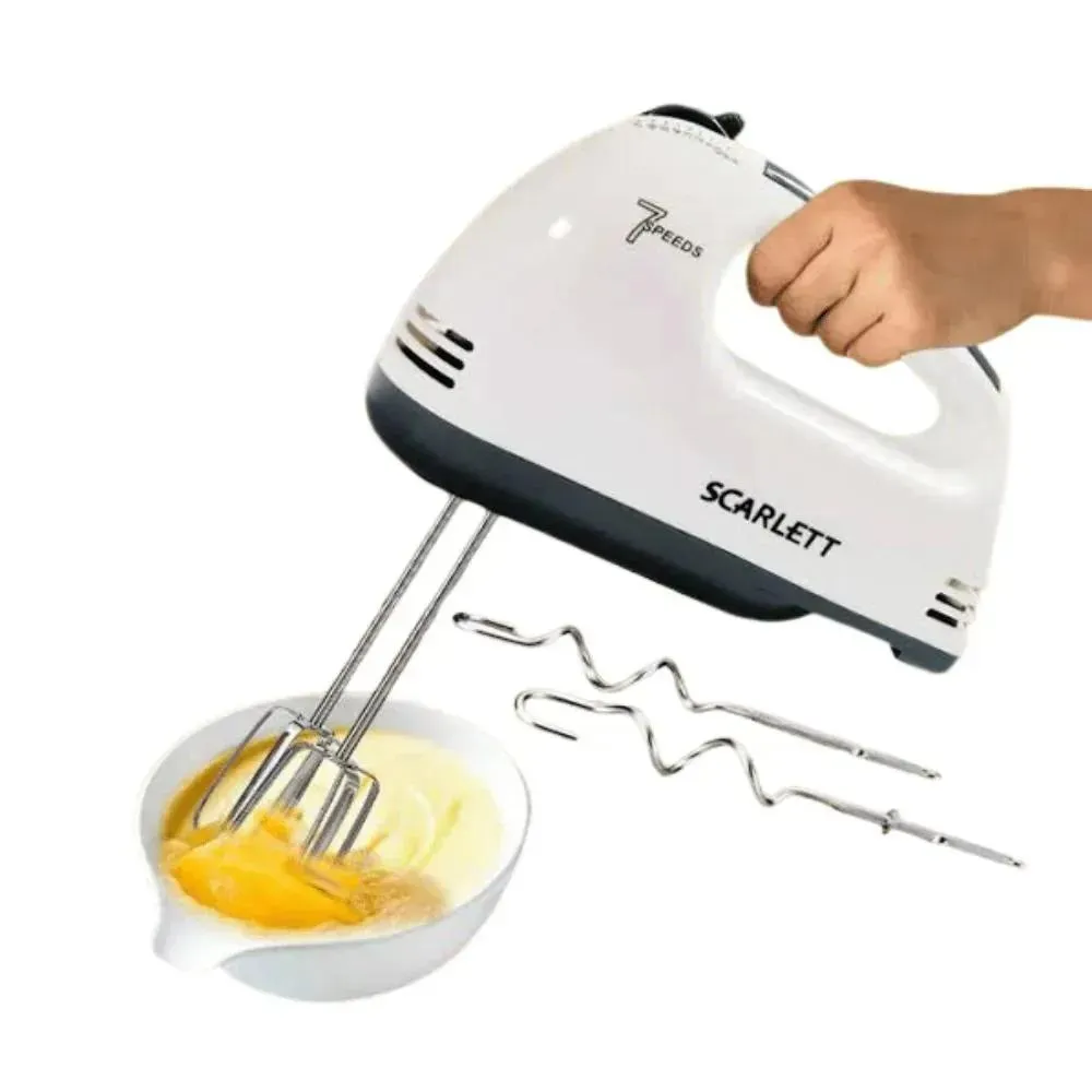 Electric Egg Beater 7 Speed 180W White ABS - Image 2