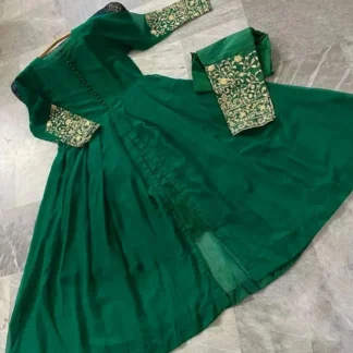 Green Embroidered Maxi 2Piece Set Mes Size