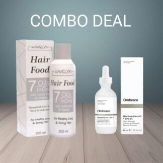 Hair Food Oil & Ombrace Serum Combo Deal 200ml+60ml