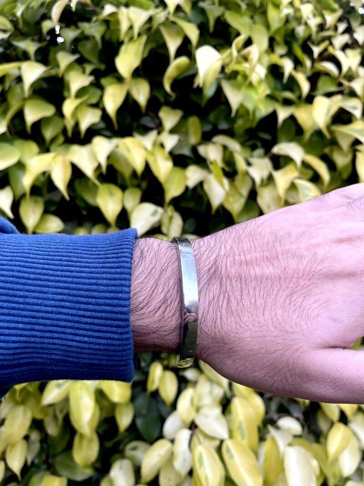 Men's Stainless Steel Bracelet Plain Minimalist Tarnish-Free