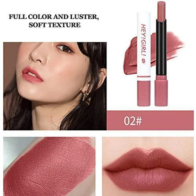 Matte Lipstick Set 4 Shades Long Lasting Smudge Proof - Image 6