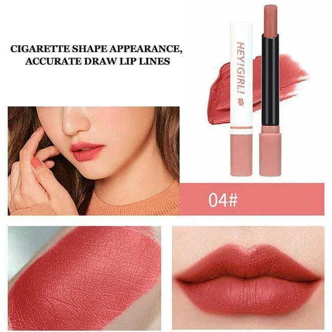 Matte Lipstick Set 4 Shades Long Lasting Smudge Proof - Image 8