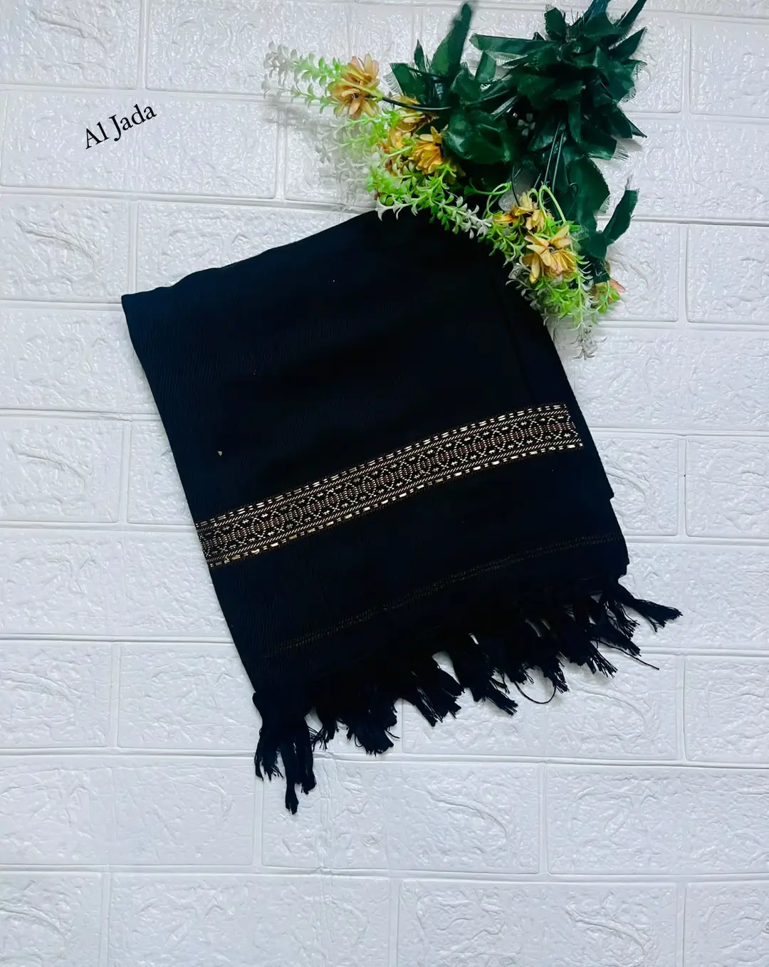 Men's Winter Wool Pashmina Shawl 2.5 Yards - Warm & Soft Traditional Winter Shawl for Men - Image 2